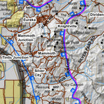 West Desert, Tintic Utah Mule Deer Hunting Unit Map with Land Ownership and Concentrations