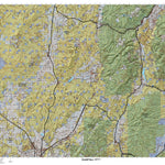 Beaver Utah Mule Deer Hunting Unit Map with Land Ownership