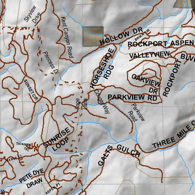 Kamas Utah Mule Deer Hunting Unit Map with Land Ownership