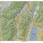 Monroe Utah Mule Deer Hunting Unit Map with Land Ownership