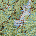 Pine Valley Utah Mule Deer Hunting Unit Map with Land Ownership