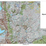 Chalk Creek, East Canyon, Morgan-South Rich Utah Mule Deer Hunting Unit Map with Land Ownership