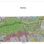 North Slope Utah Mule Deer Hunting Unit Map with Land Ownership