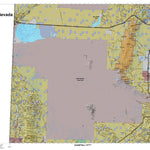 West Desert (N) Utah Mule Deer Hunting Unit Map with Land Ownership