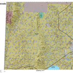 West Desert (S) Utah Mule Deer Hunting Unit Map with Land Ownership