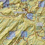 San Juan, Elk Ridge Utah Mule Deer Hunting Unit Map with Land Ownership