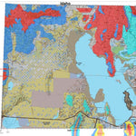 Box Elder Utah Mule Deer Hunting Unit Map with Land Ownership and Concentrations