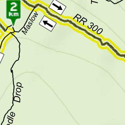 Richards Mountain Lake Loop Route - Heavy-J