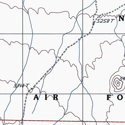 NV-MUD LAKE SOUTH: Authoritative US Topos 1987