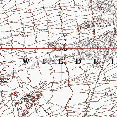NV-INDIAN SPRINGS NW: Authoritative US Topos 1972