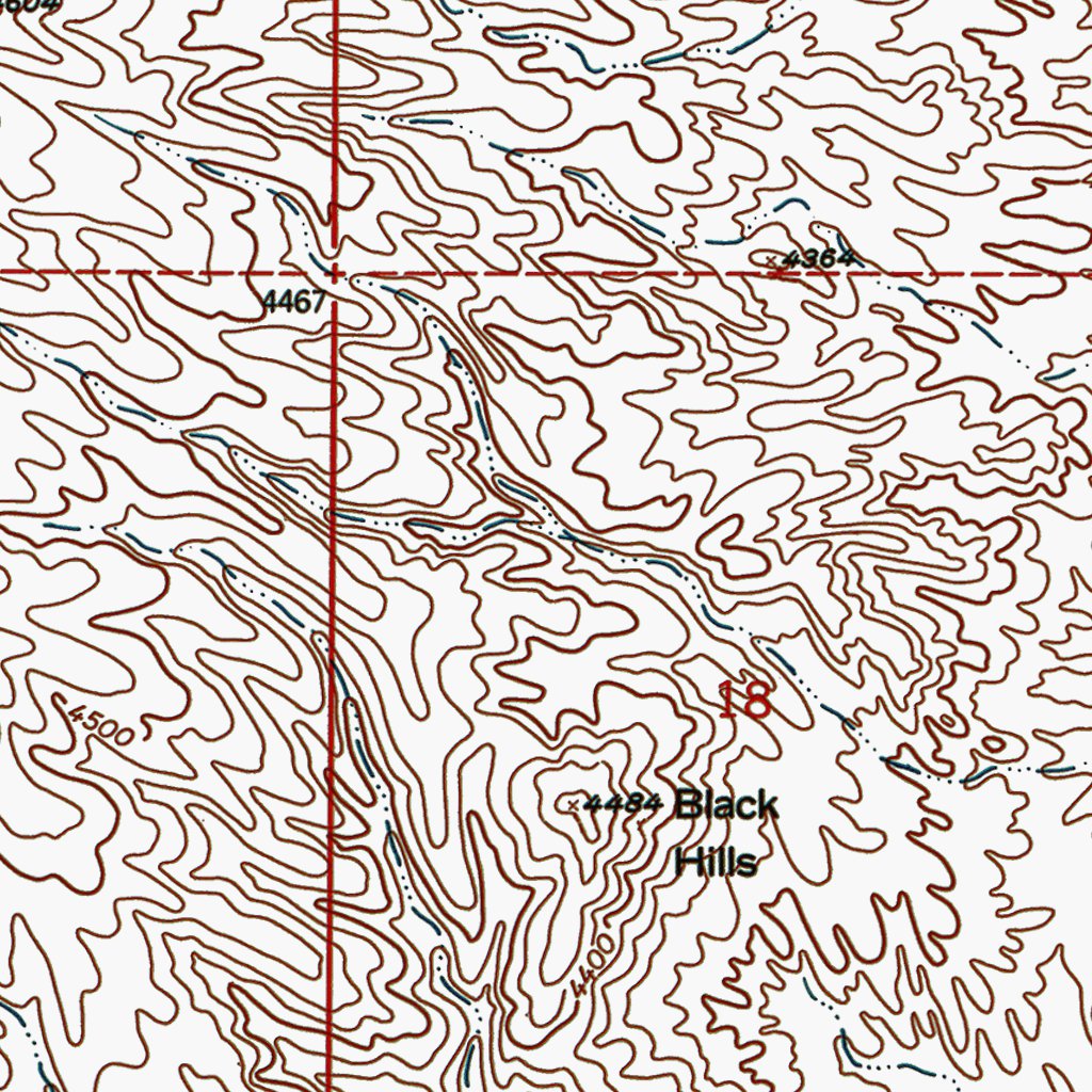 NM-NEWMAN NW: Authoritative US Topos 1955 Map by Western Michigan ...