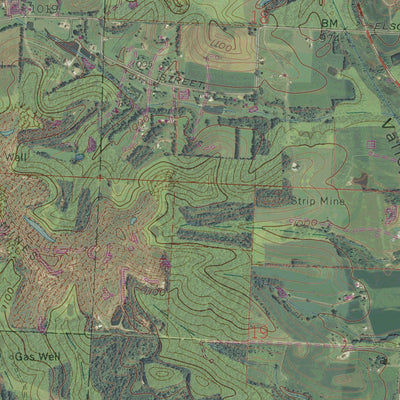 OH-WAYNESBURG: GeoChange 1960-2013