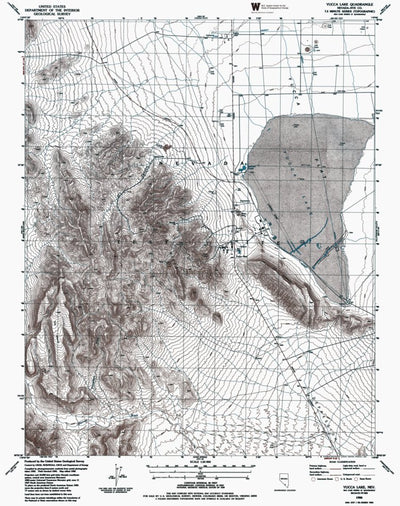 NV-YUCCA LAKE: Authoritative US Topos 1983