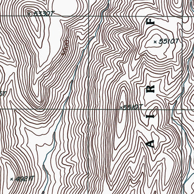NV-EAST OF BEATTY MOUNTAIN: Authoritative US Topos 1982