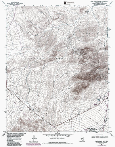 NV-CAMP DESERT ROCK: Authoritative US Topos 1959