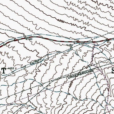 NV-SKULL MOUNTAIN: Authoritative US Topos 1959
