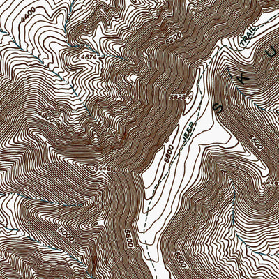 NV-SKULL MOUNTAIN: Authoritative US Topos 1959