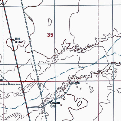NM-BITTER CREEK: Authoritative US Topos 1981