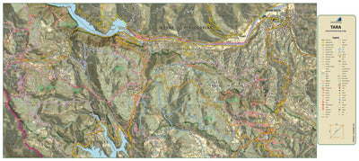 Tara mountaineering map