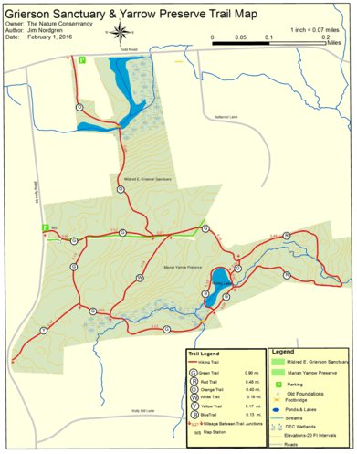 Indian Brook Assemblage Trail Map