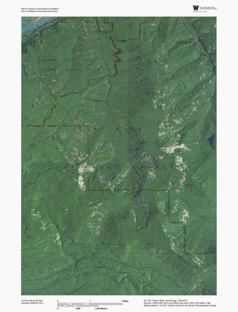 OR-WA-Tanner Butte: GeoChange 1993-2012