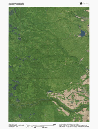 OR-Rock Creek Reservoir: GeoChange 1957-2012