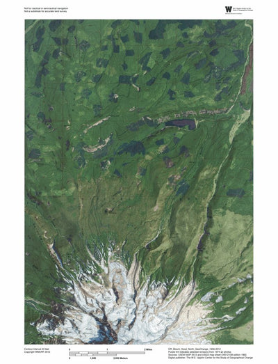 OR-Mount Hood North: GeoChange 1956-2012