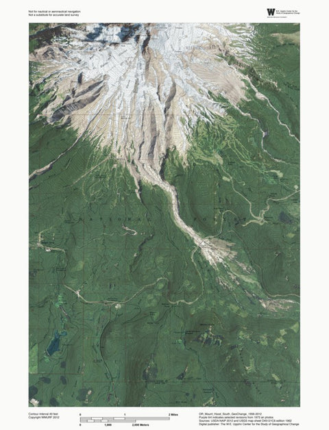 OR-Mount Hood South: GeoChange 1956-2012