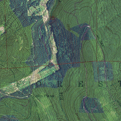 OR-Bull Run Lake: GeoChange 1956-2012