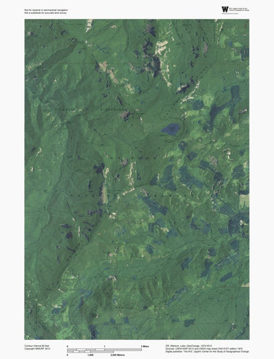 OR-Wahtum Lake: GeoChange 1973-2012