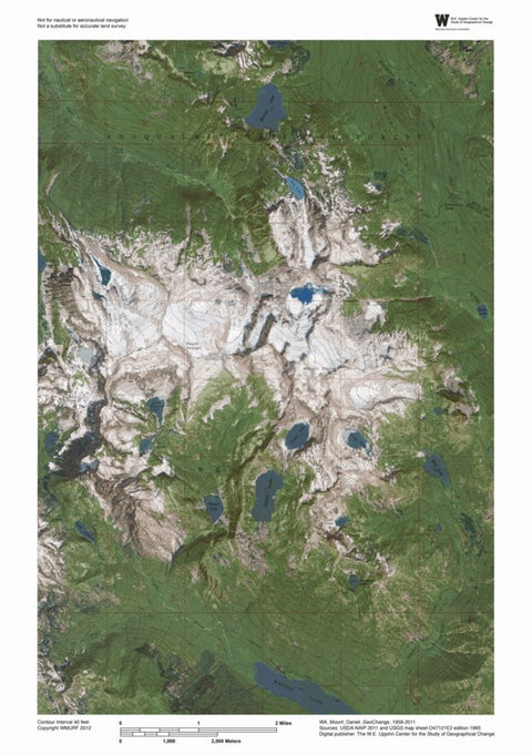 WA-Mount Daniel: GeoChange 1958-2011