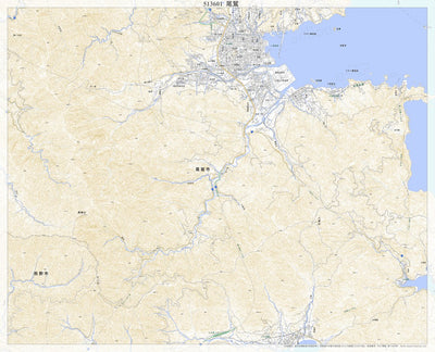 513601 尾鷲 （おわせ Owase）, 地形図