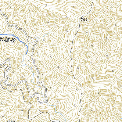513621 大杉峡谷 （おおすぎきょうこく Osugikyokoku）, 地形図