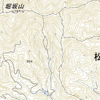 513663 大河内 （おかわち Okawachi）, 地形図