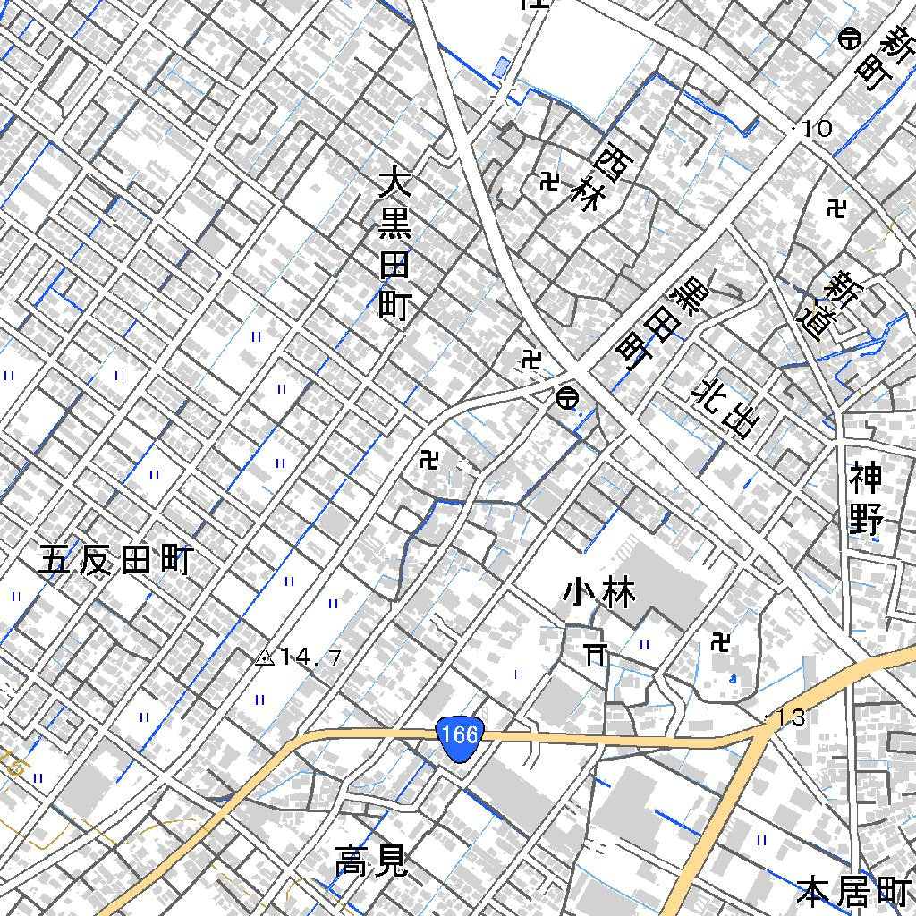 513664 松阪 （まつさか Matsusaka）, 地形図 Map by Pacific Spatial