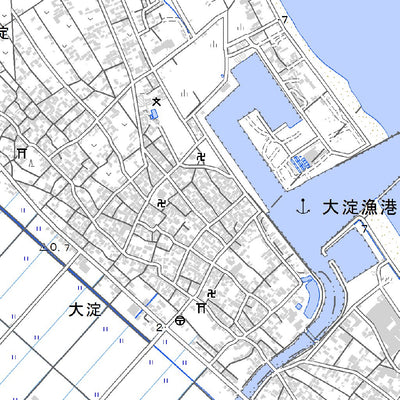 513665 明野 （あけの Akeno）, 地形図