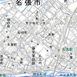 513670 名張 （なばり Nabari）, 地形図