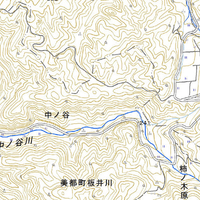 523200 宇津川 （うづかわ Uzukawa）, 地形図