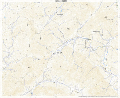 523203 志路原 （しじはら Shijihara）, 地形図