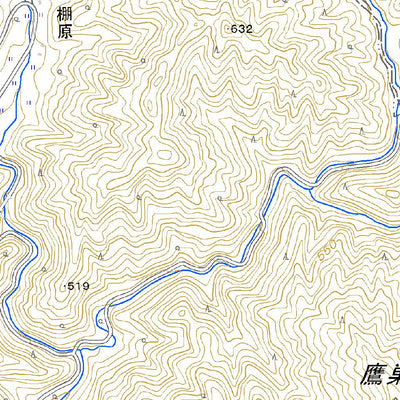 523214 生田 （いけだ Ikeda）, 地形図