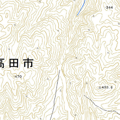 523215 前川 （まえがわ Maegawa）, 地形図