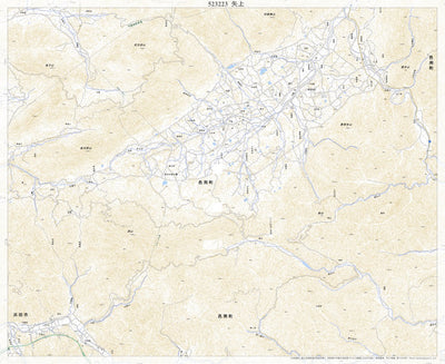 523223 矢上 （やがみ Yagami）, 地形図