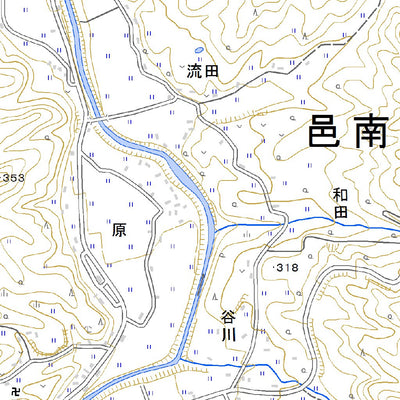 523224 出羽 （いずは Izuha）, 地形図