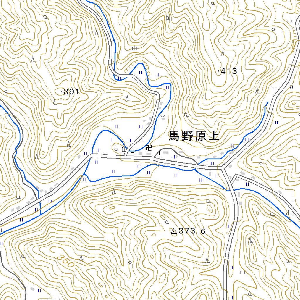 523224 出羽 （いずは Izuha）, 地形図 Map by Pacific Spatial