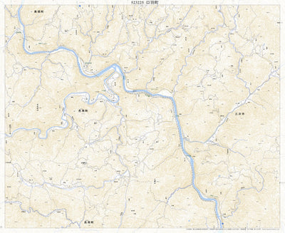 523225 口羽町 （くちばまち Kuchibamachi）, 地形図