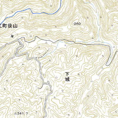 523232 川戸 （かわど Kawado）, 地形図