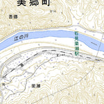 523244 石見小原 （いわみおばら Iwamiobara）, 地形図