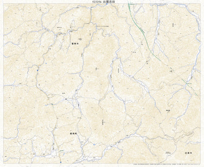 523256 出雲吉田 （いずもよしだ Izumoyoshida）, 地形図