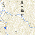 523257 阿井町 （あいまち Aimachi）, 地形図