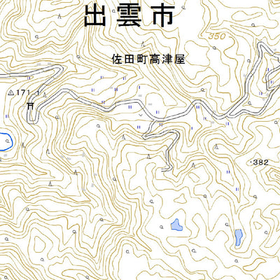 523265 反辺 （たんべ Tambe）, 地形図